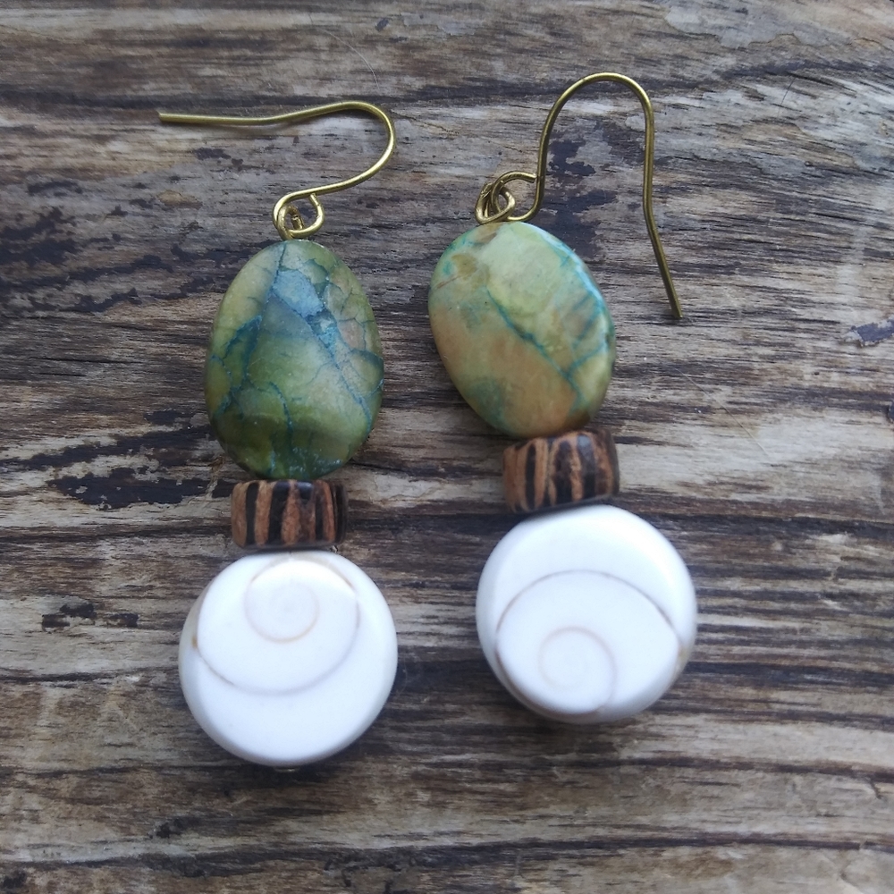 Opercule and Chrysocolla Dangles